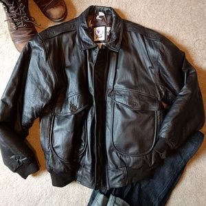 Vintage leather jacket